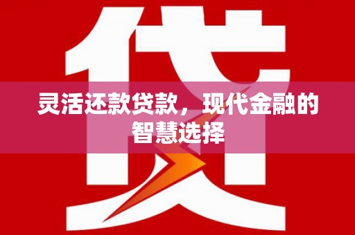 沁源灵活还款贷款，现代金融的智慧选择