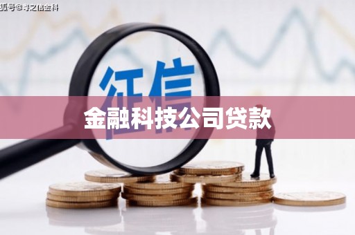 沁源金融科技公司贷款