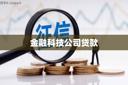沁源金融科技公司贷款