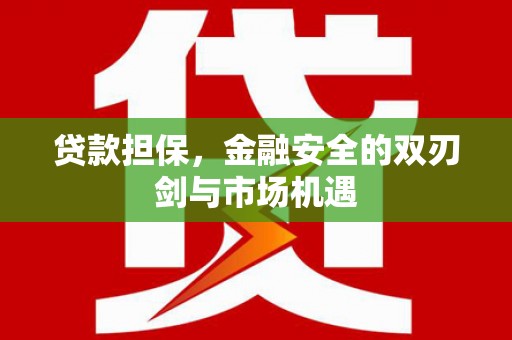 沁源贷款担保，金融安全的双刃剑与市场机遇