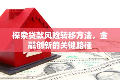 沁源探索贷款风险转移方法，金融创新的关键路径