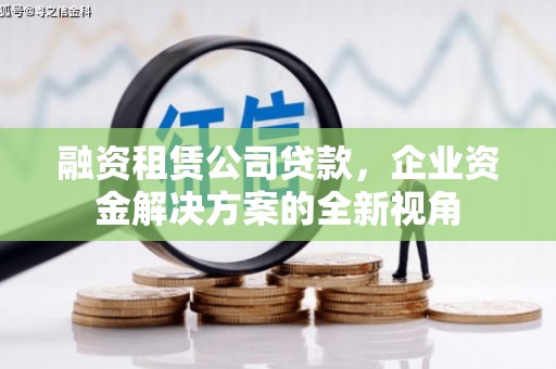 沁源融资租赁公司贷款，企业资金解决方案的全新视角