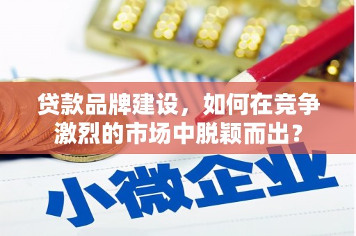 沁源贷款品牌建设，如何在竞争激烈的市场中脱颖而出？