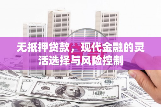 沁源无抵押贷款，现代金融的灵活选择与风险控制