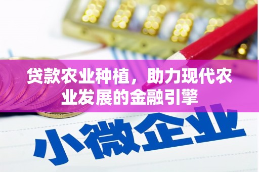 沁源贷款农业种植，助力现代农业发展的金融引擎