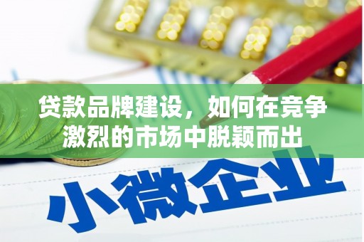沁源贷款品牌建设，如何在竞争激烈的市场中脱颖而出