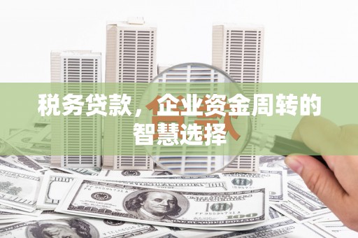 沁源税务贷款，企业资金周转的智慧选择