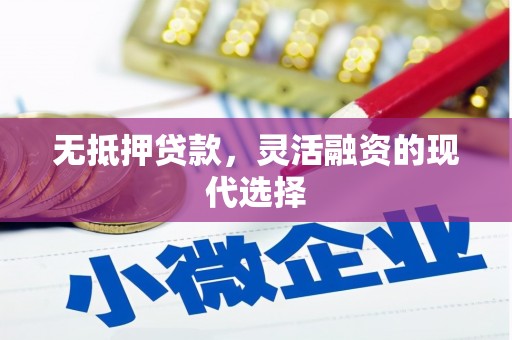 沁源无抵押贷款，灵活融资的现代选择