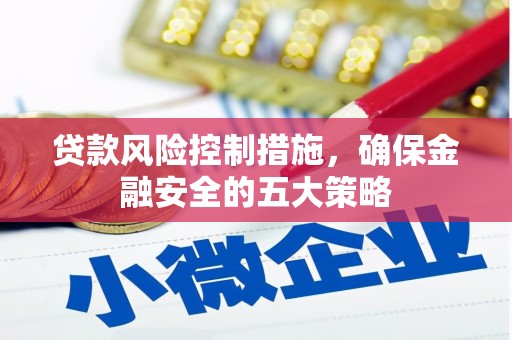 沁源贷款风险控制措施，确保金融安全的五大策略