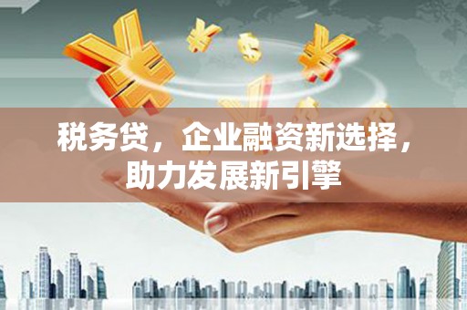 沁源税务贷，企业融资新选择，助力发展新引擎