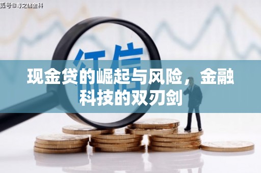沁源现金贷的崛起与风险，金融科技的双刃剑