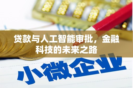 沁源贷款与人工智能审批，金融科技的未来之路