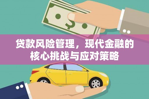 沁源贷款风险管理，现代金融的核心挑战与应对策略