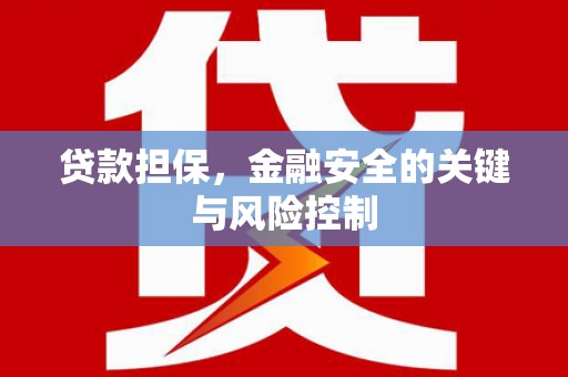 沁源贷款担保，金融安全的关键与风险控制